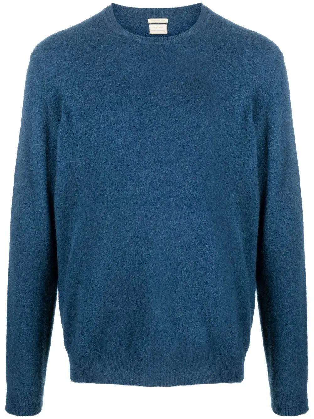 massimo alba crew-neck cashmere jumper - blue