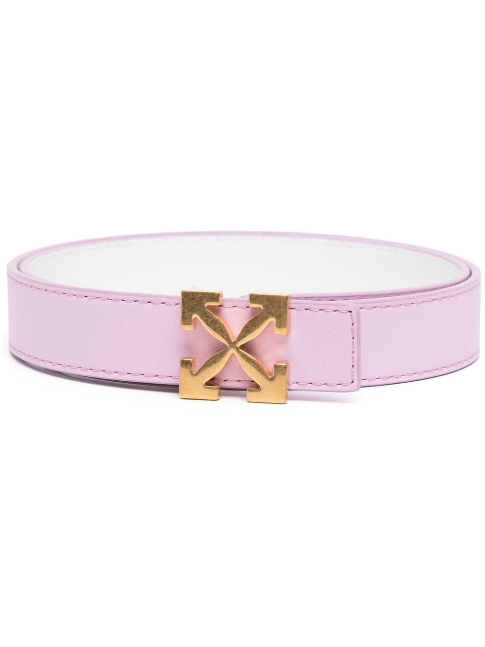Louis Vuitton White/Transparent Acrylic and Leather Trim Buckle