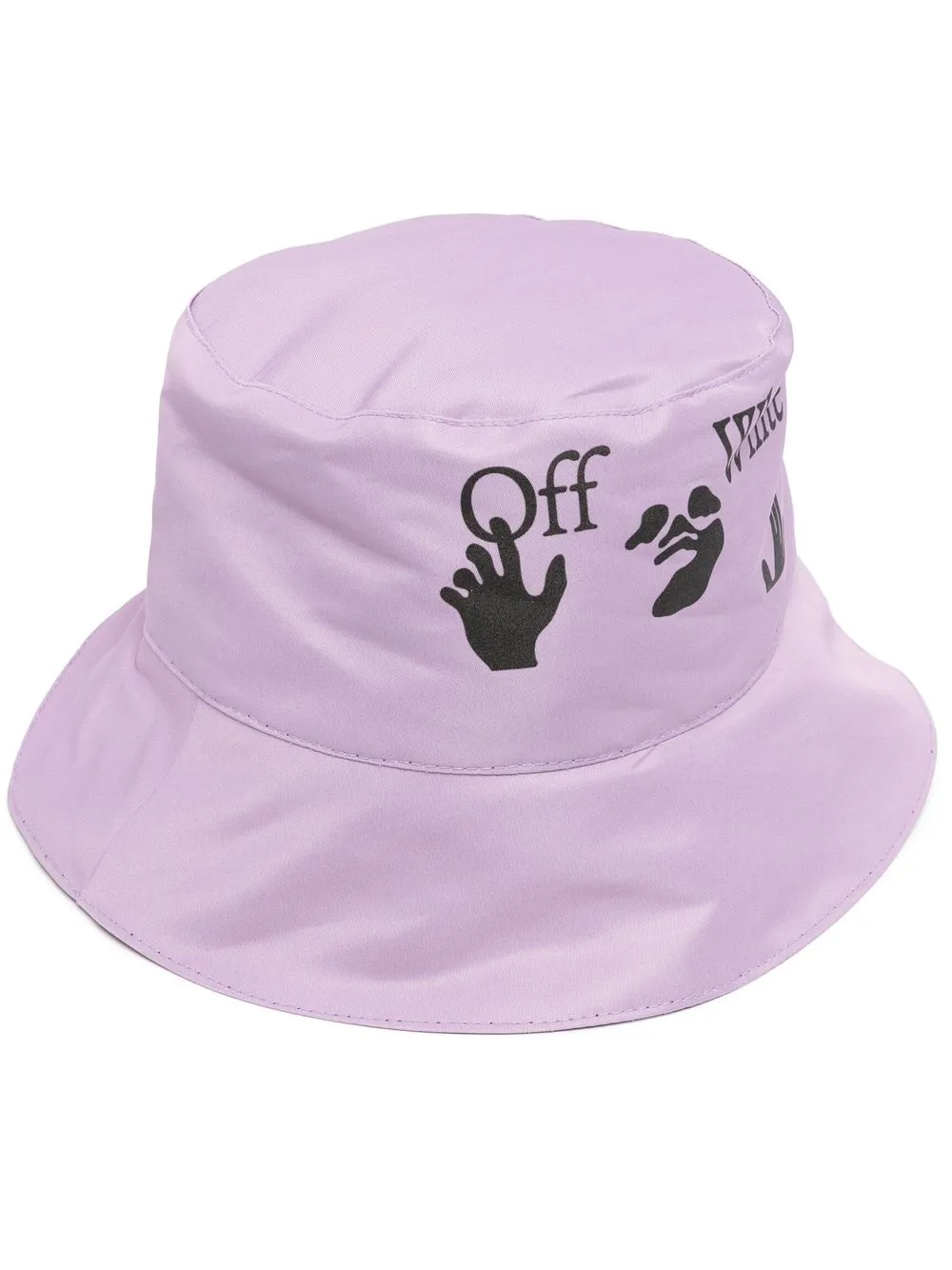 

Off-White Hands Off reversible bucket hat - Purple