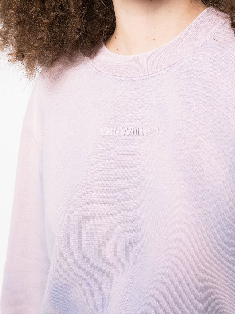 Off-White tie-dye crew-neck sweatshirt Women