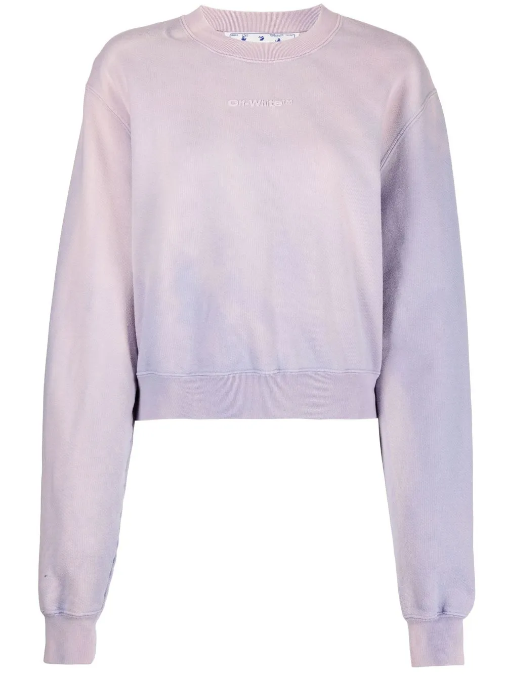 

Off-White sudadera con motivo tie-dye - Morado