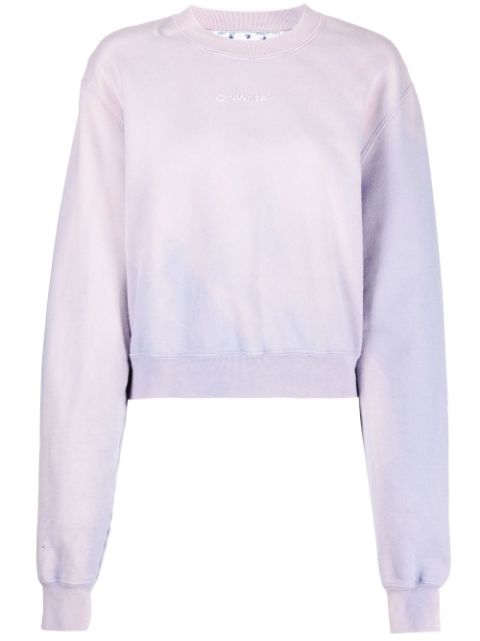 Off-White tie-dye crew-neck sweatshirt Women