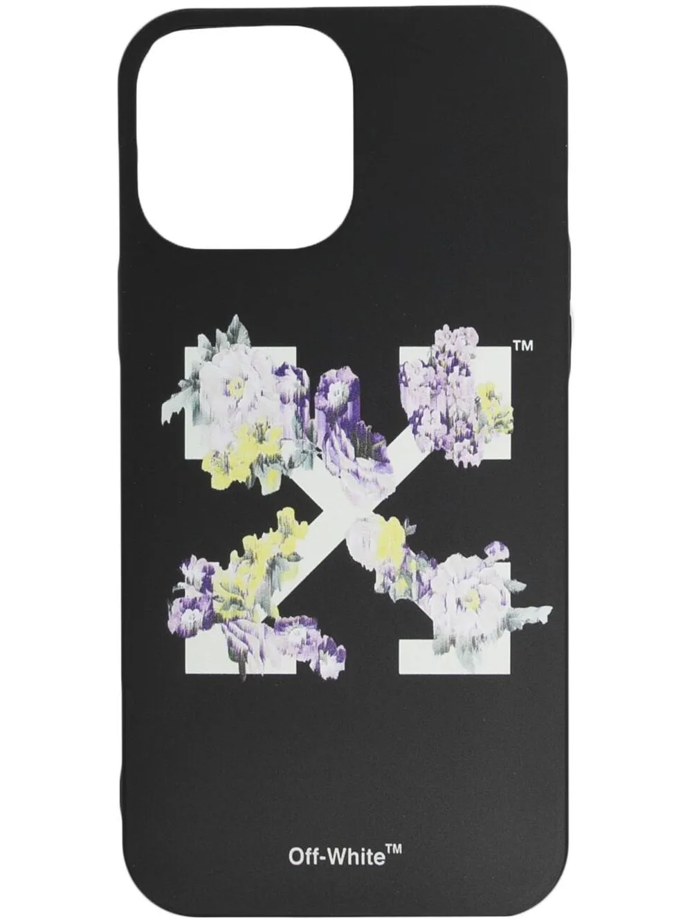 Off-White funda iPhone 13 Pro Max Thunder con logo - Negro