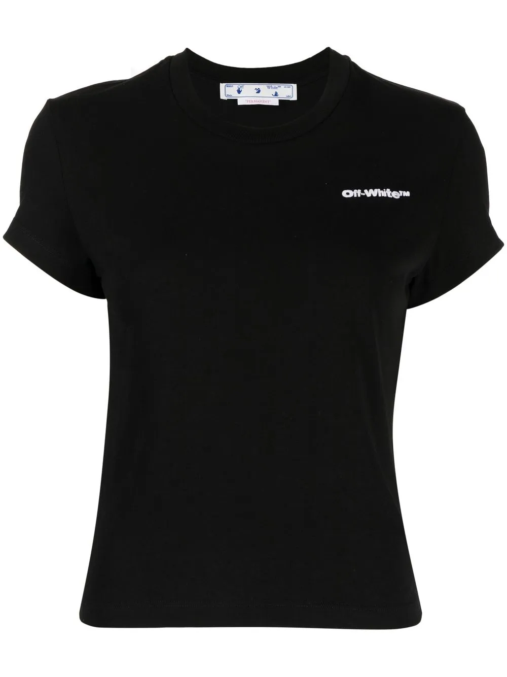 

Off-White logo-print cotton T-shirt - Black