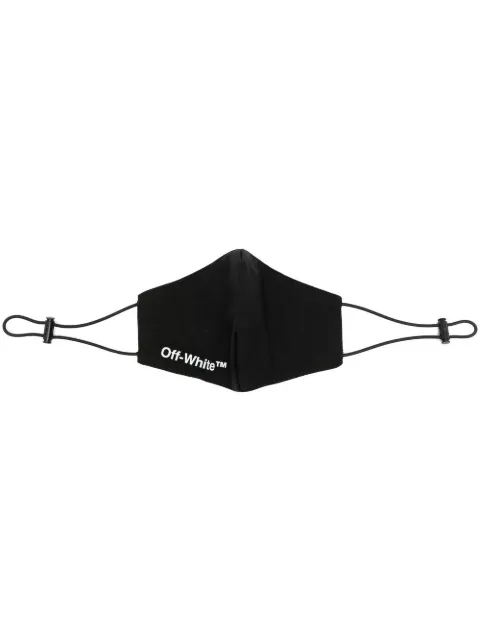 Off-White logo-print face mask