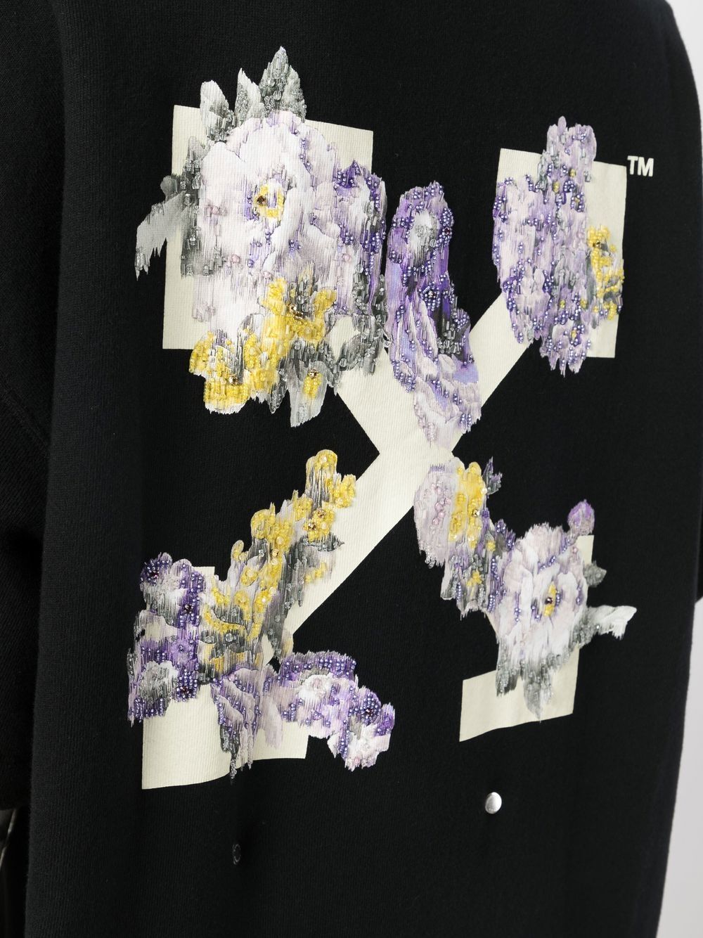 Off-White floral arrows T-shirt dress Women