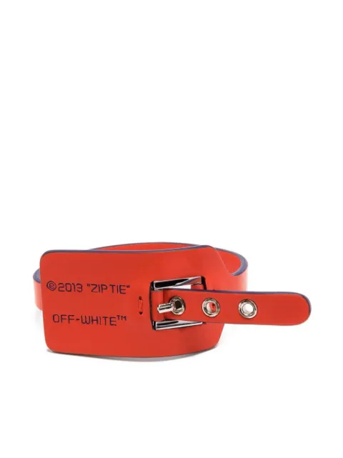 Off-White Zip Tie tag bracelet