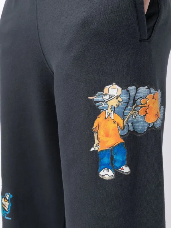 Buy Off-White Graff Pupp Slim Sweatpants 'Outer Space