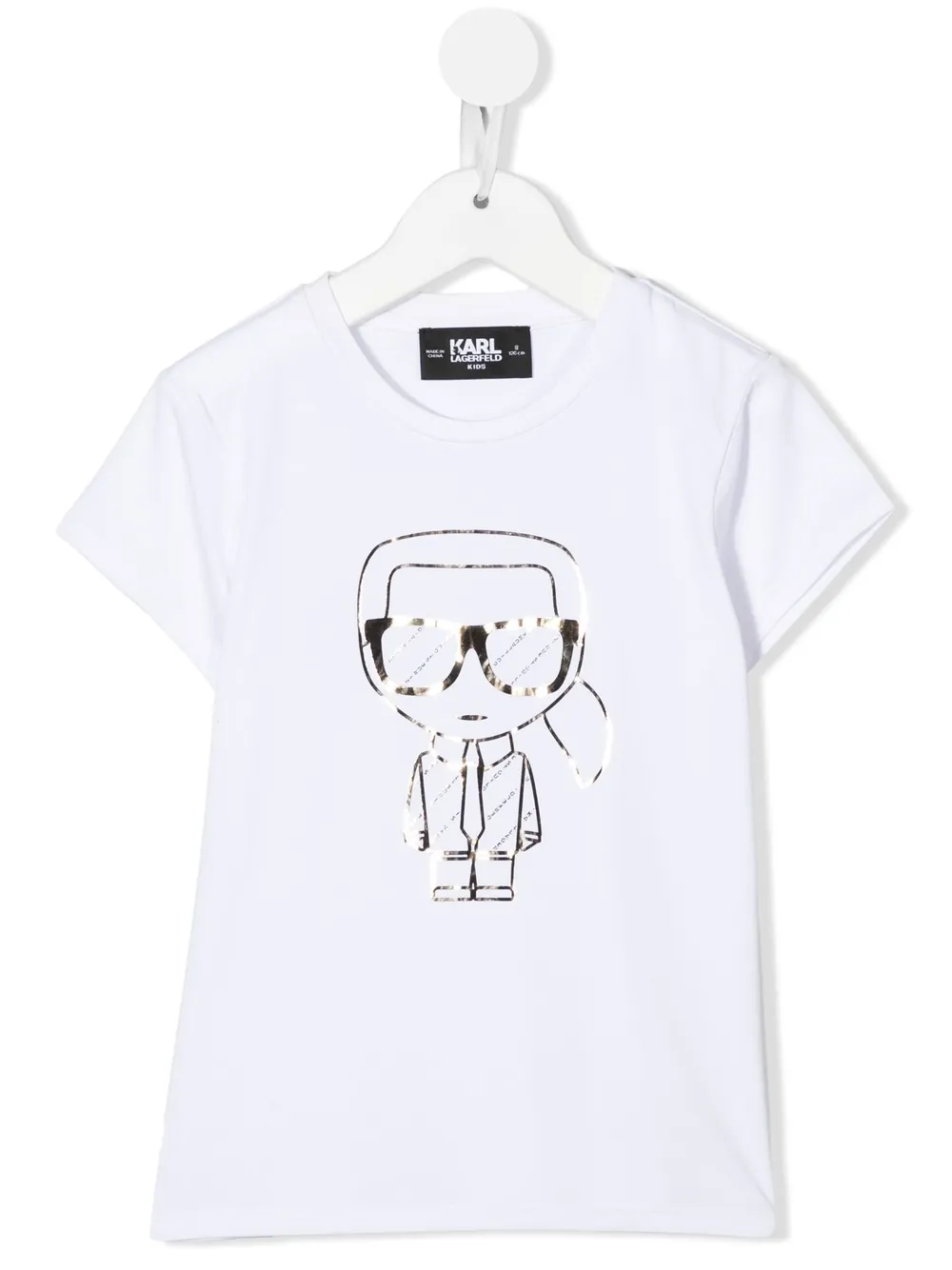 

Karl Lagerfeld Kids Ikonik Karl-print T-shirt - White