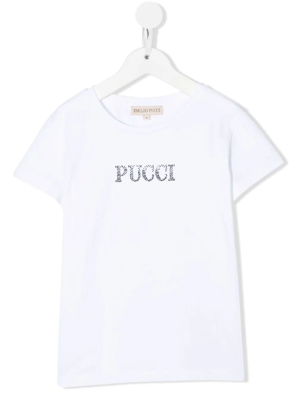 

PUCCI Junior logo-embellished cotton T-shirt - White