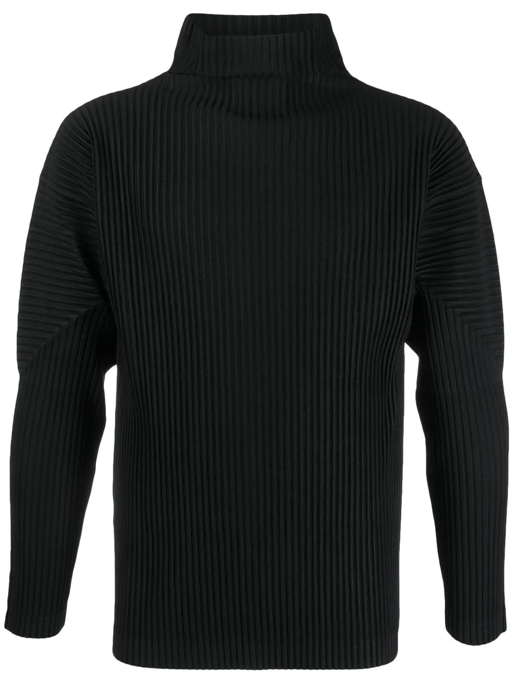 

Homme Plissé Issey Miyake roll-neck ribbed-knit jumper - Black