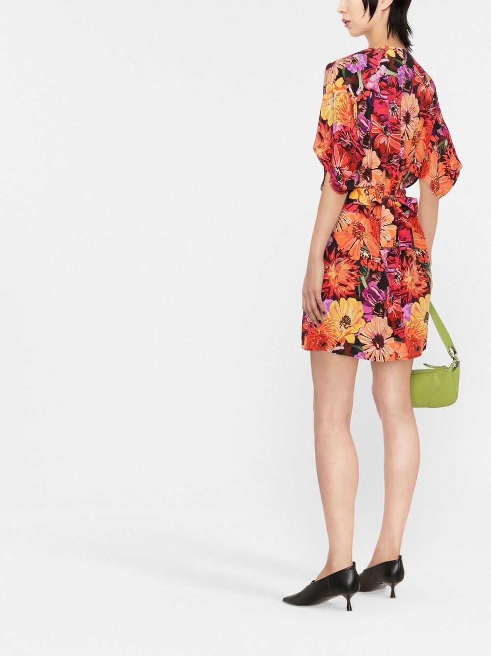 Stella McCartney floral-print Silk Mini Dress - Farfetch