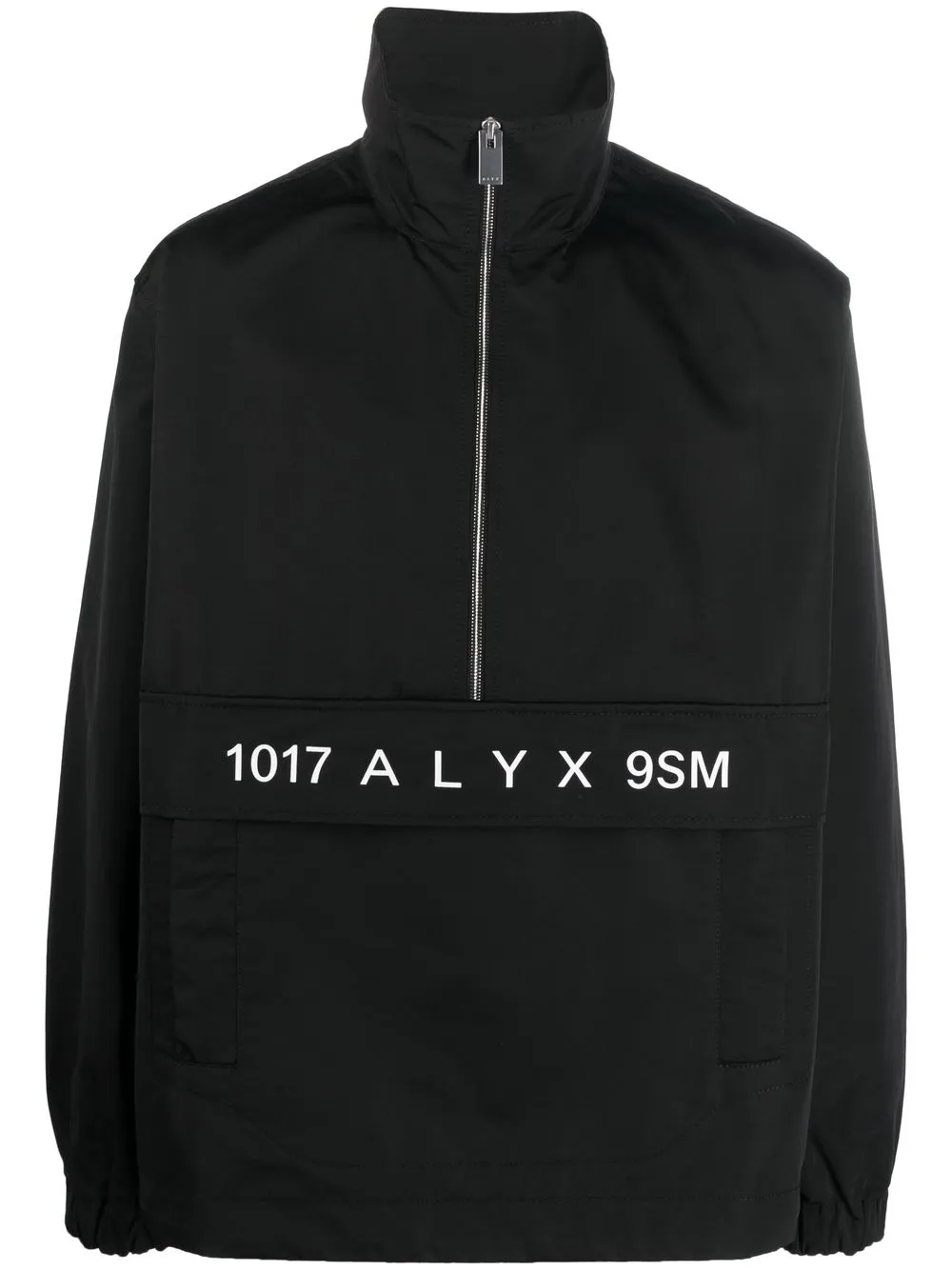 

1017 ALYX 9SM chamarra rompevietos con logo y cierre - Negro