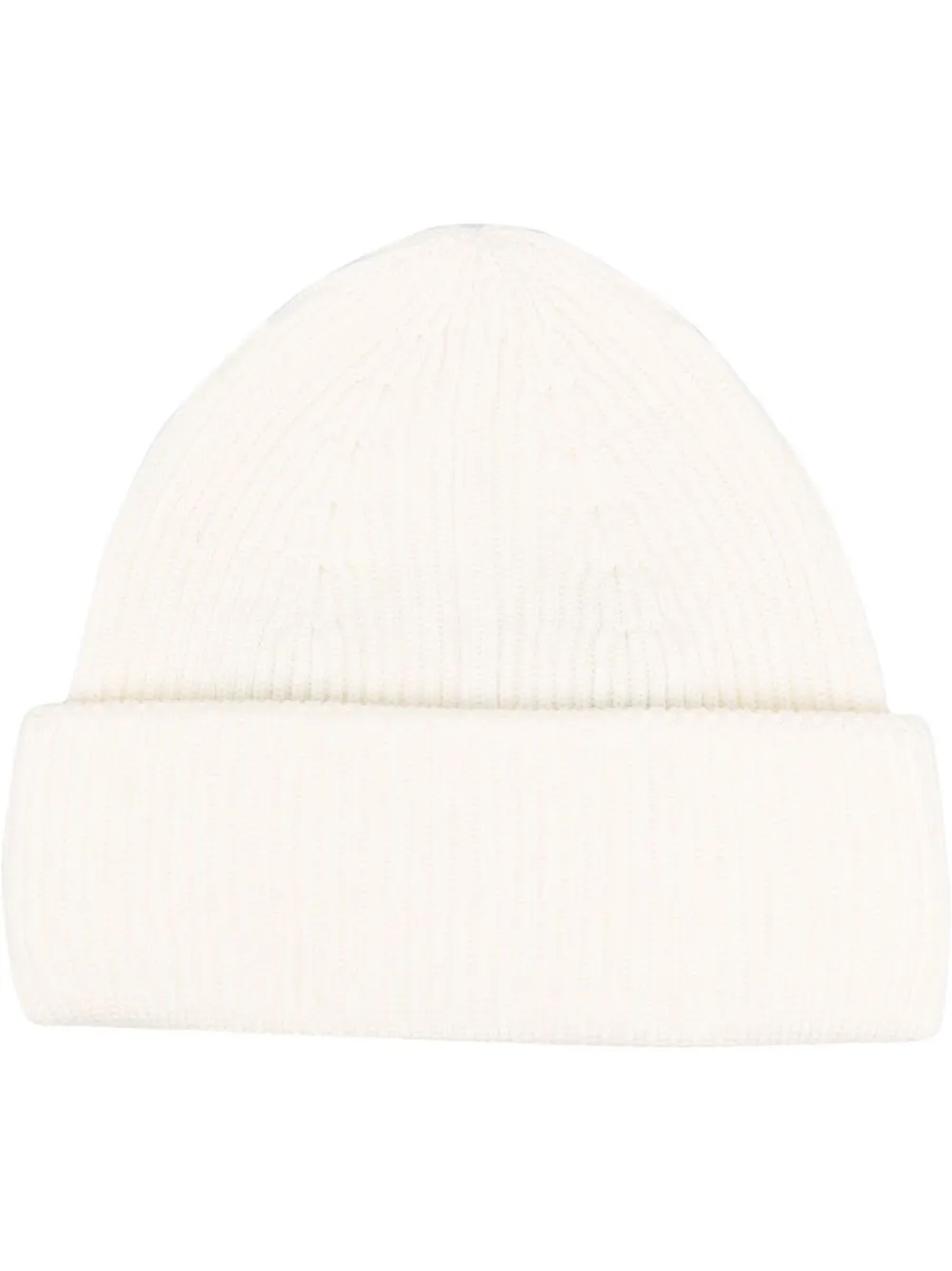 

Roberto Collina ribbed-knit merino beanie - White