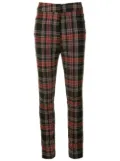 Olympiah large tartan plaid pants - Brown