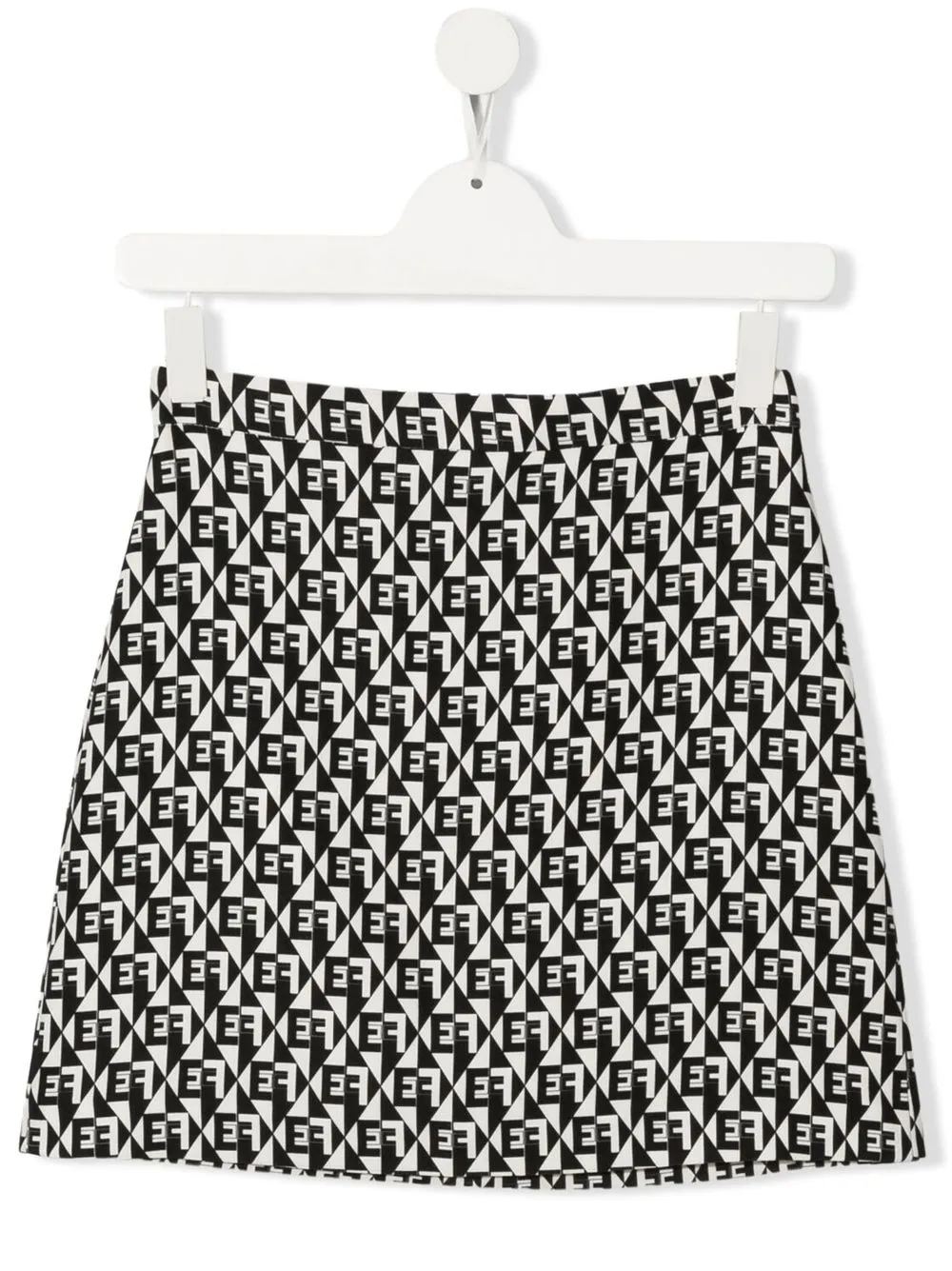 

Elisabetta Franchi La Mia Bambina camisa con logo estampado - Negro