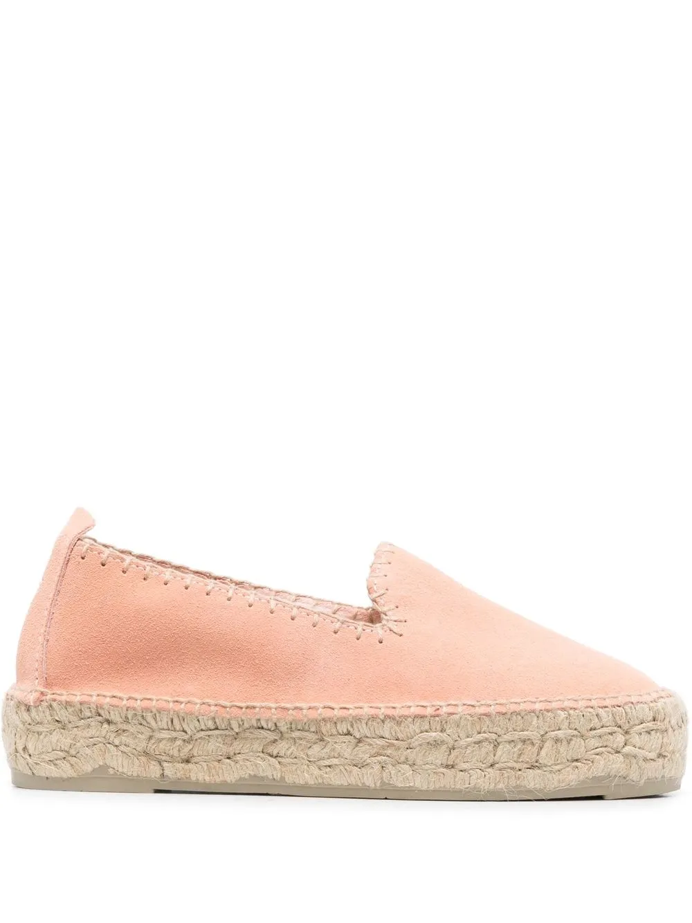 

Manebi braided-raffia sole espadrilles - Pink