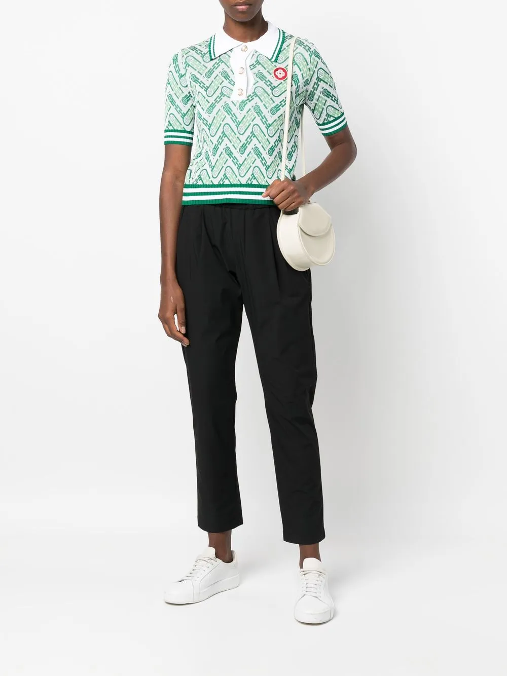 Herno Broek met toelopende pijpen - Zwart