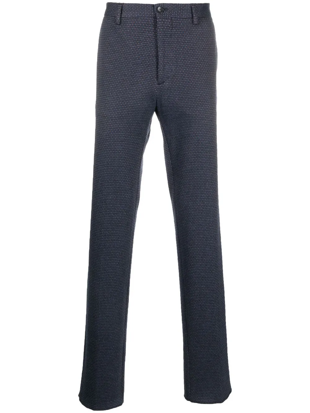 

ETRO tweed-jacquard straight-leg trousers - Blue