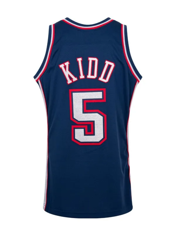 バスケットボール Mitchell & Ness - mitchell&ness nets kidd Authentic Jersey Mitchell & Ness NJ Nets Authentic Jersey | Blue | FARFETCH CA