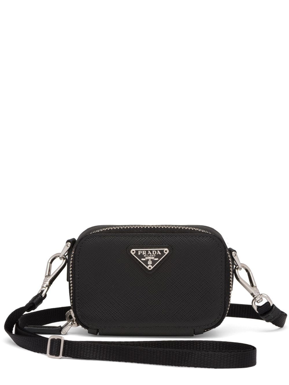 Image 1 of Prada triangle-logo leather case