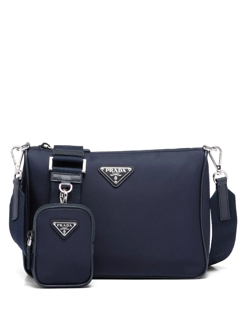 

Prada bolsa de hombro Re-Nylon - Azul