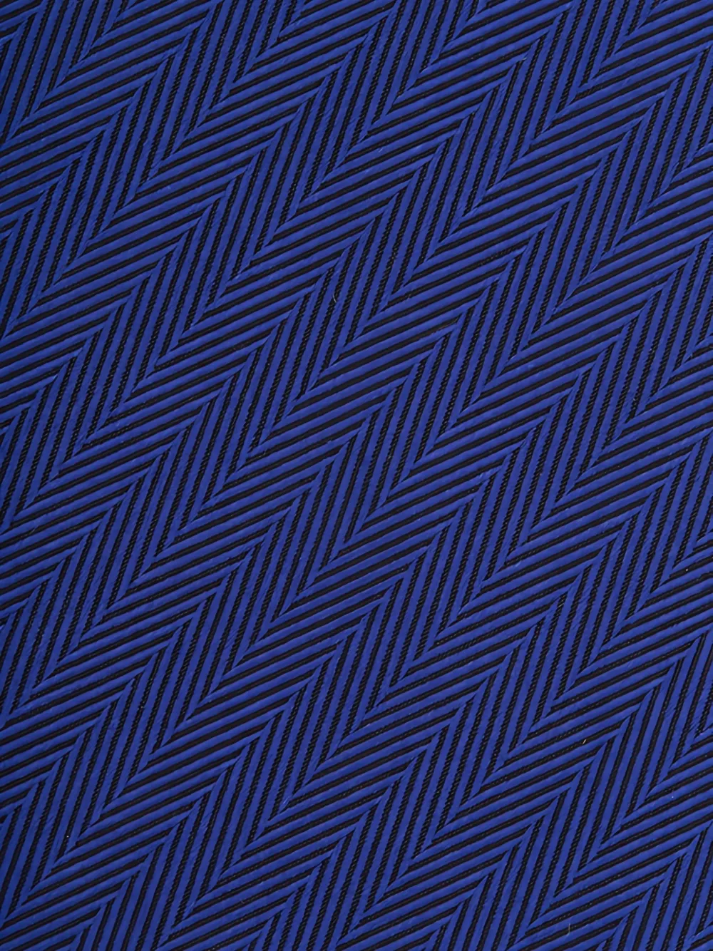 Zegna chevron tie Blauw