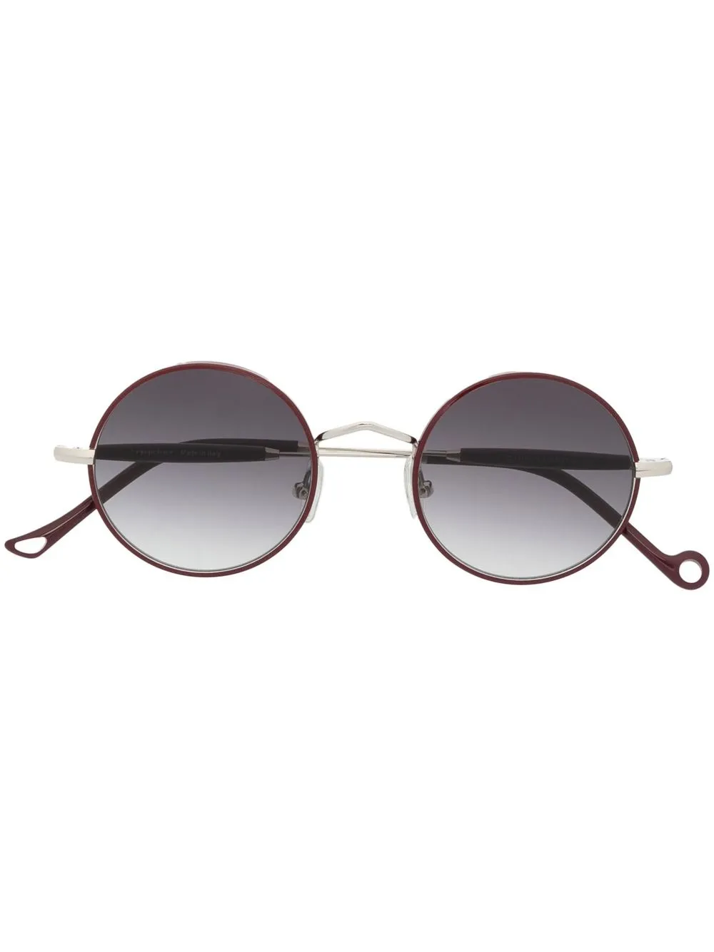 Eyepetizer Quatre round-frame sunglasses | Red | Image 1