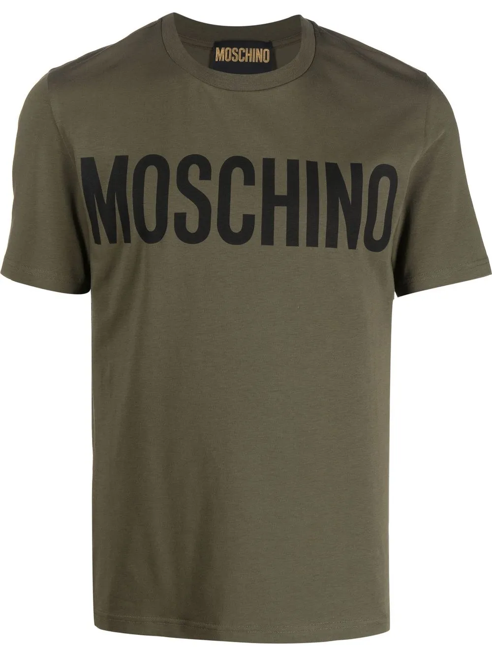 

Moschino playera con logo estampado - Verde