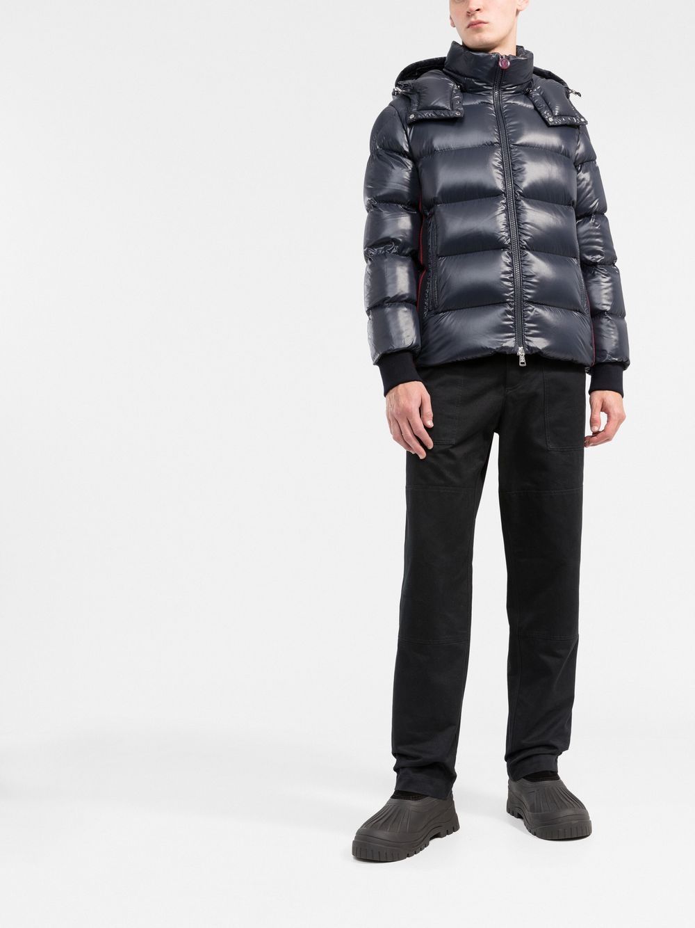 Image 2 of Moncler Lunetiere hooded puffer jacket