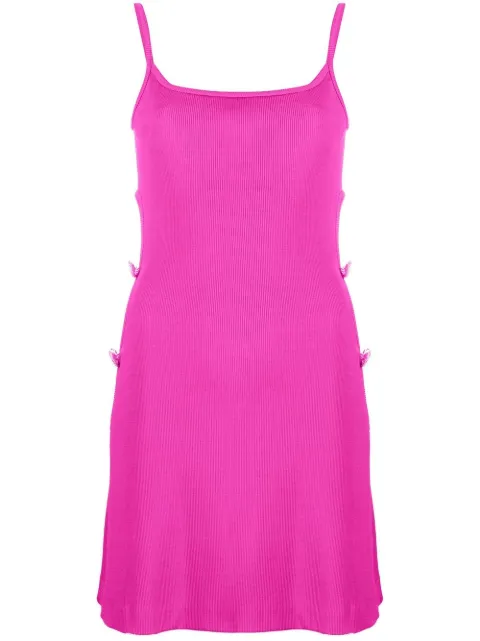 MACH & MACH cut-out detail mini dress