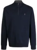 Polo Ralph Lauren jersey quarter-zip pullover - Blue