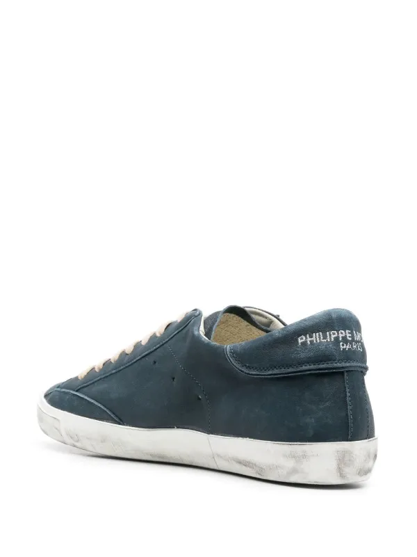 スニーカー PHILIPPE MODEL PARIS PRSX LOW MAN SNEAKERS Prsx Sneakers: Man's White/Silver Shoes | Philippe Model Paris
