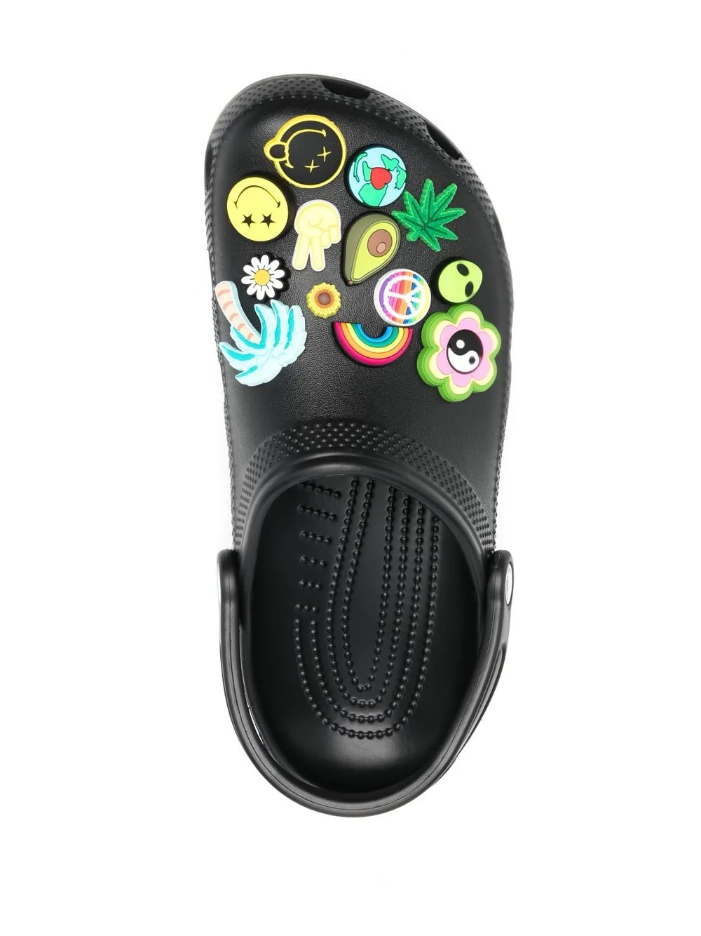 Crocs Hippie Freak slingback clogs Black