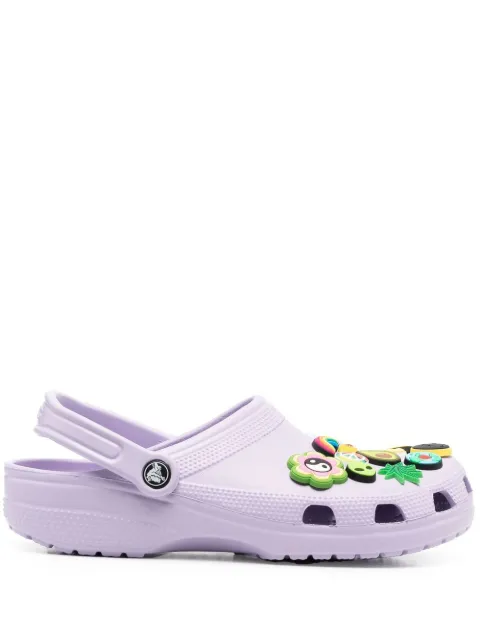 Crocs نعل مخيوط بنقش جلد التمساح