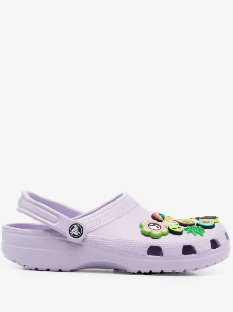 Crocs patchwork croc slides