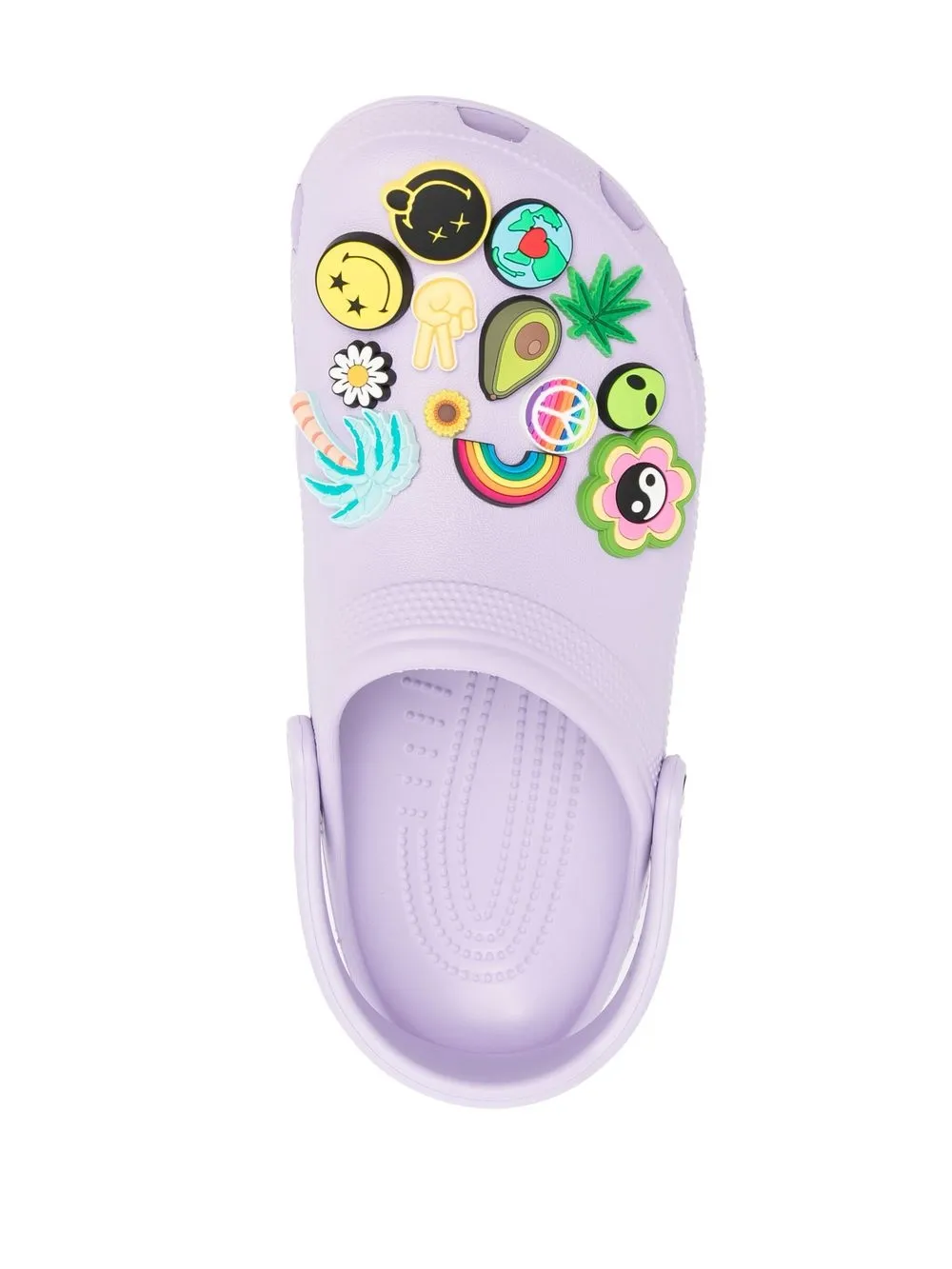 Crocs patchwork croc slides Purple