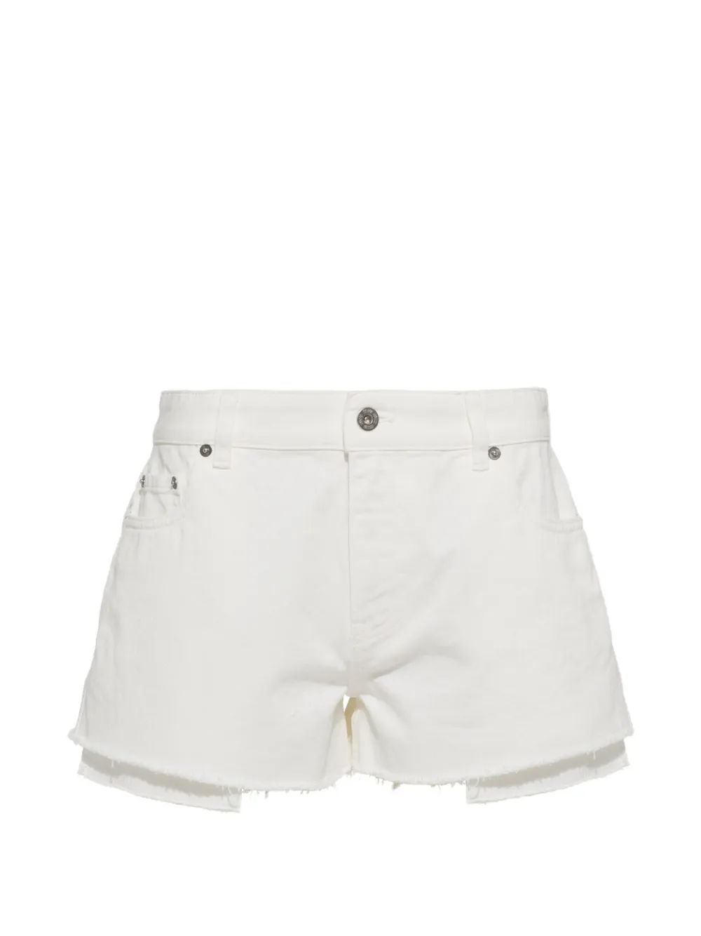 Miu Miu denim shorts - Weiß