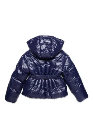 Logo-Appliqué Padded Coat