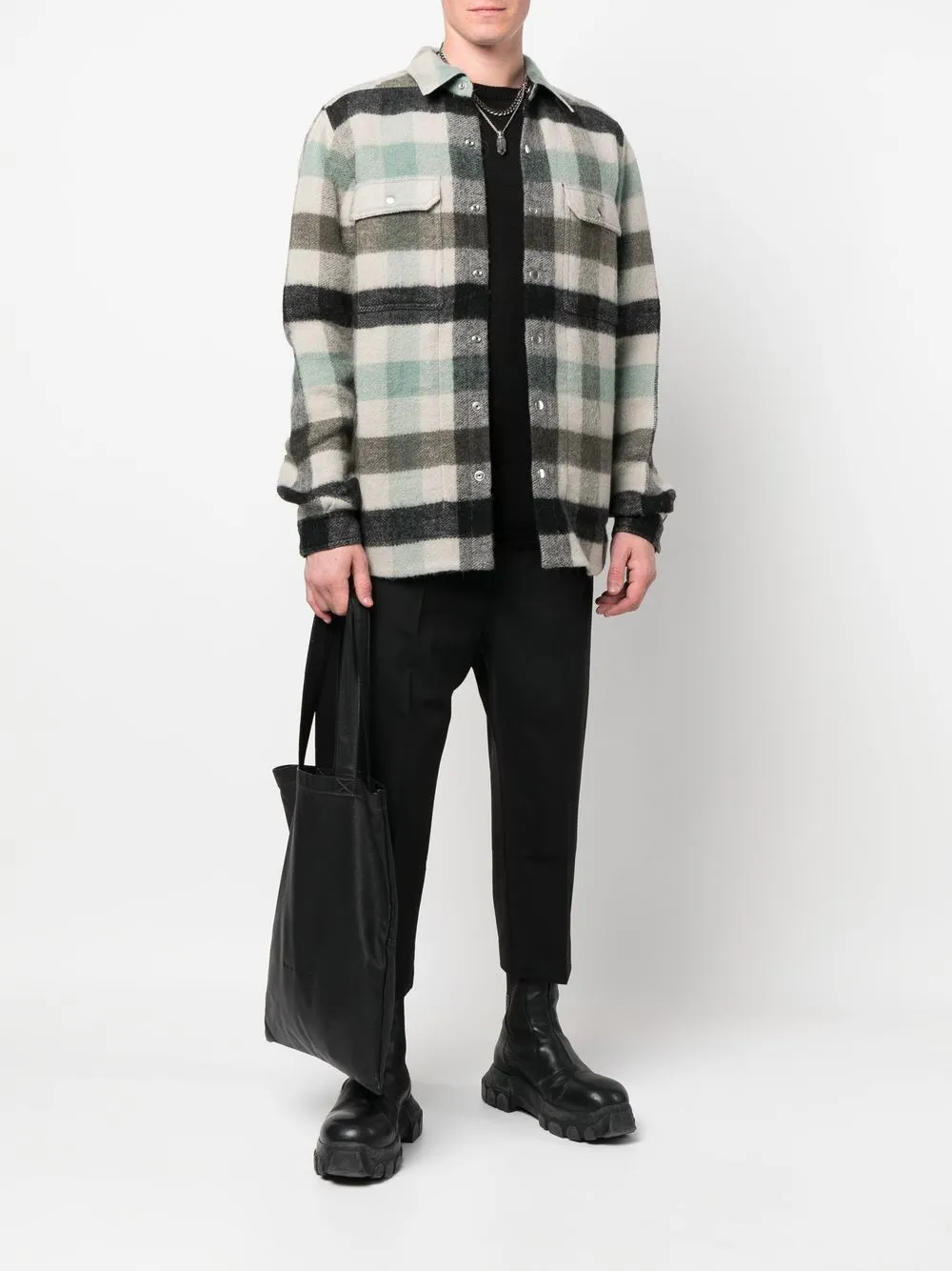 Rick Owens Trui met ronde hals - Zwart