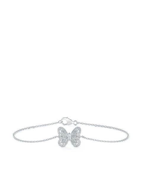 De Beers Jewellers 18kt Portraits of Nature Butterfly Weißgoldarmband mit Diamanten