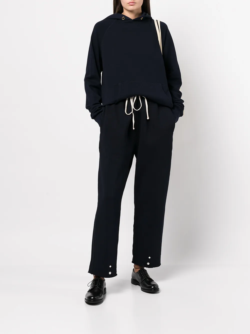 Long-Sleeved Cotton Hoodie