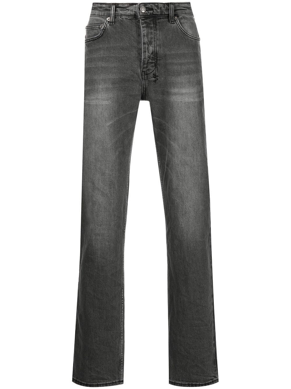 Ksubi Slim-fit Faded Jeans In Schwarz