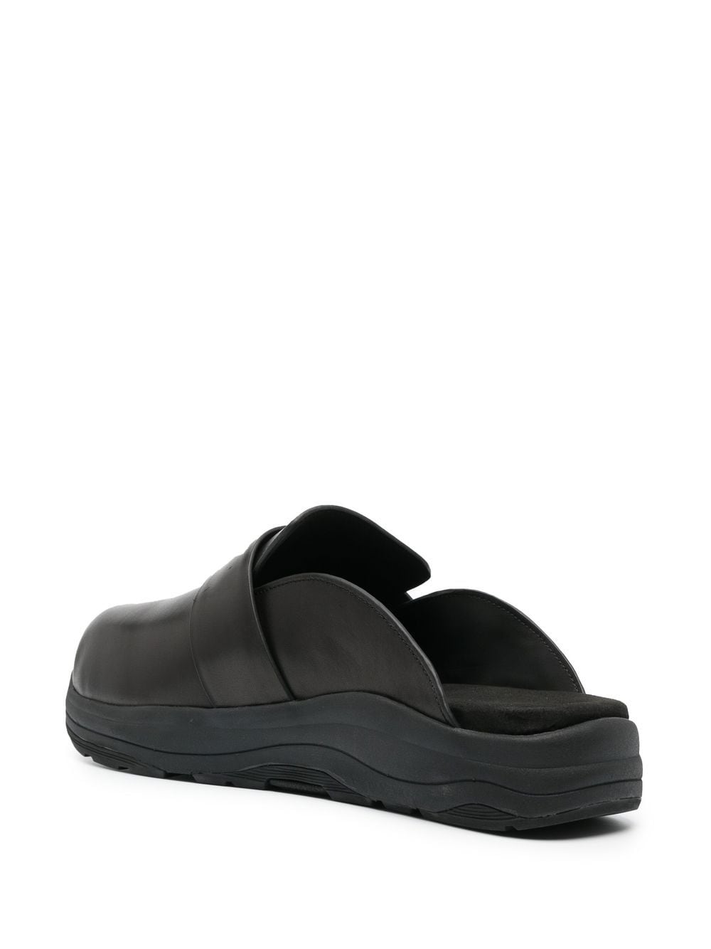 tom wood x suicoke leather sandals - black
