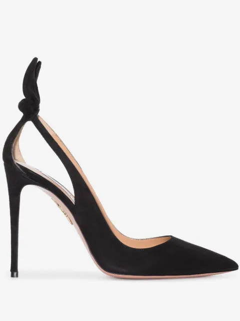Aquazzura 105mm Bow Tie pumps