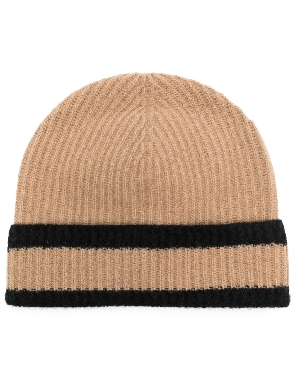 

Johnstons of Elgin ribbed-knit striped beanie - Neutrals