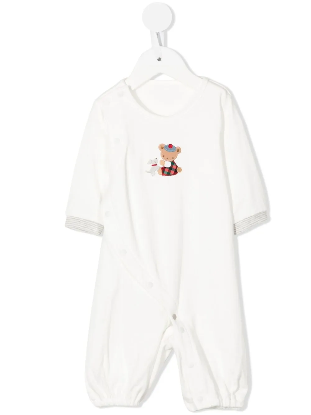 

Familiar teddy bear-print pyjamas - White