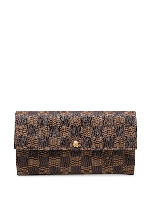 Louis Vuitton 2012 pre-owned Damier Ebène Portefeuille Sarah wallet