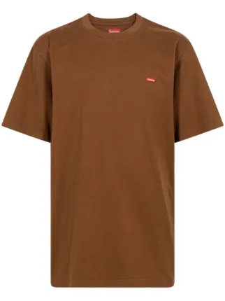 Supreme Small Box Cotton T shirt Brown FARFETCH NO