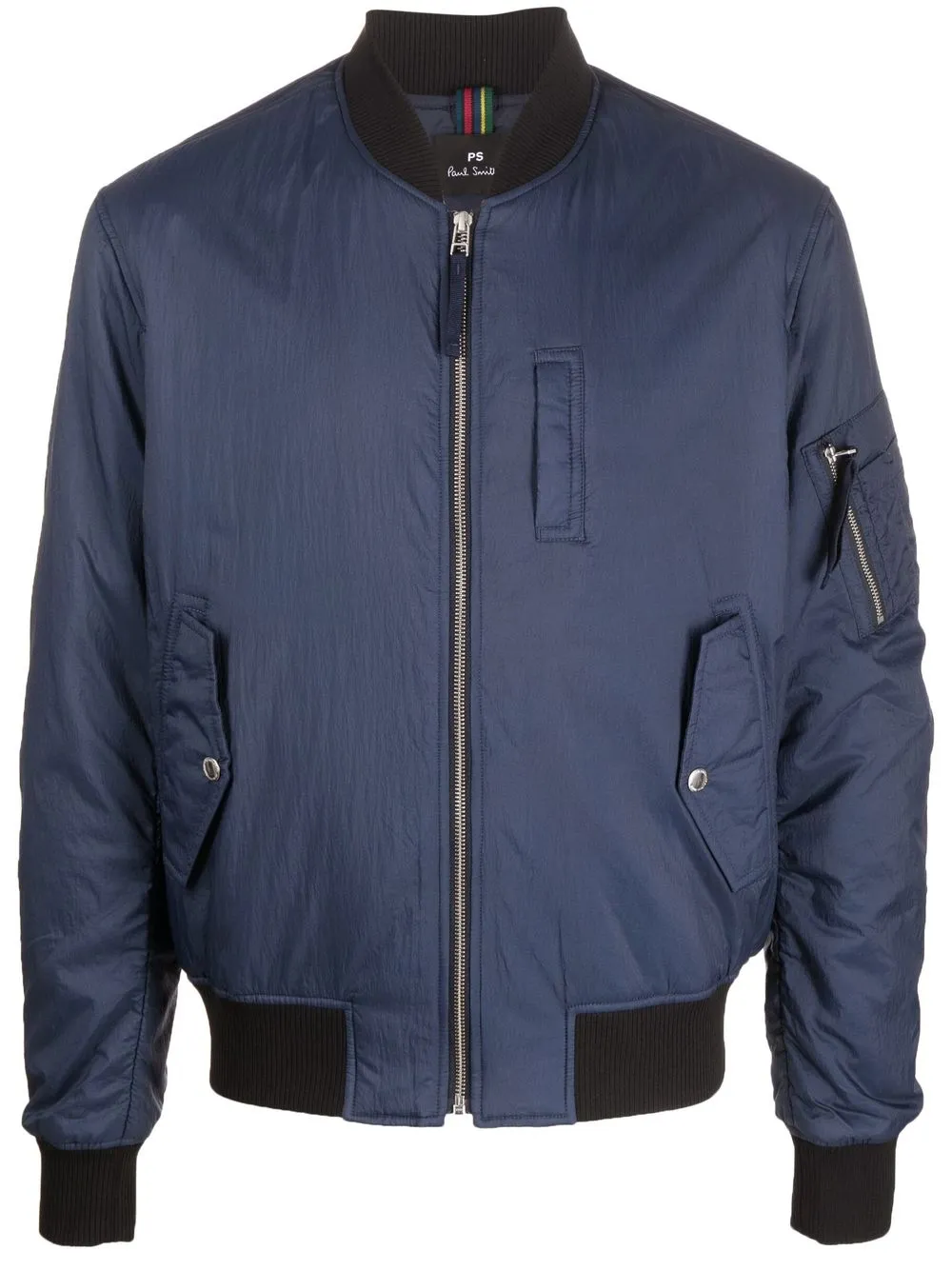 

PS Paul Smith chamarra bomber con paneles en contraste - Azul